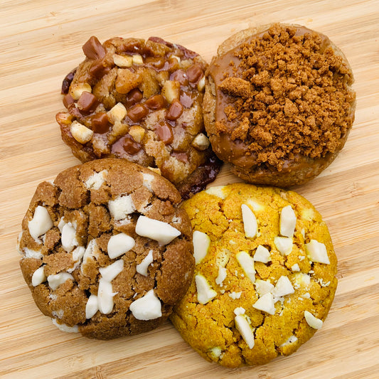 Boîte de 4 cookies d'automne
