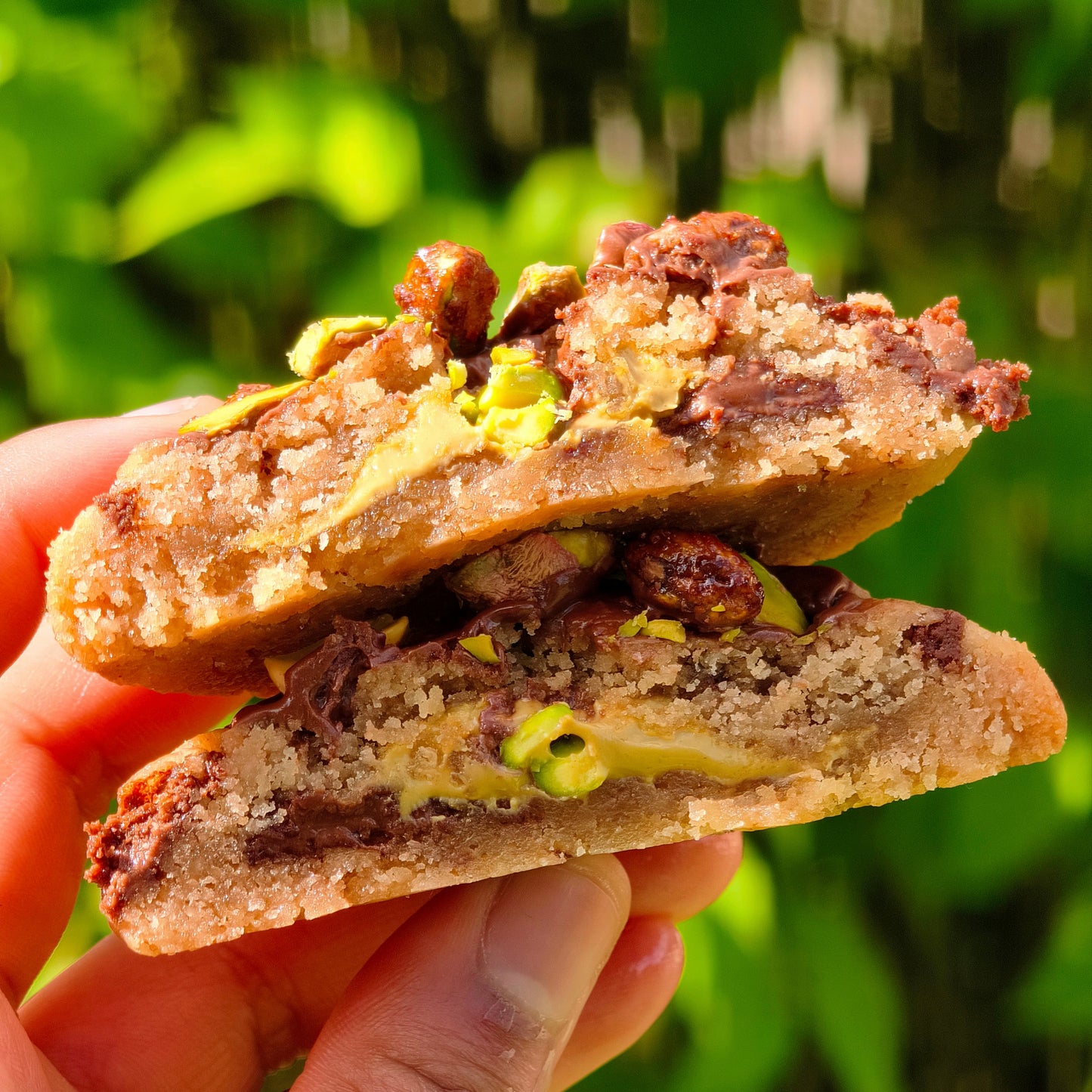 4 cookies Nutty Pistachio 🍫💚